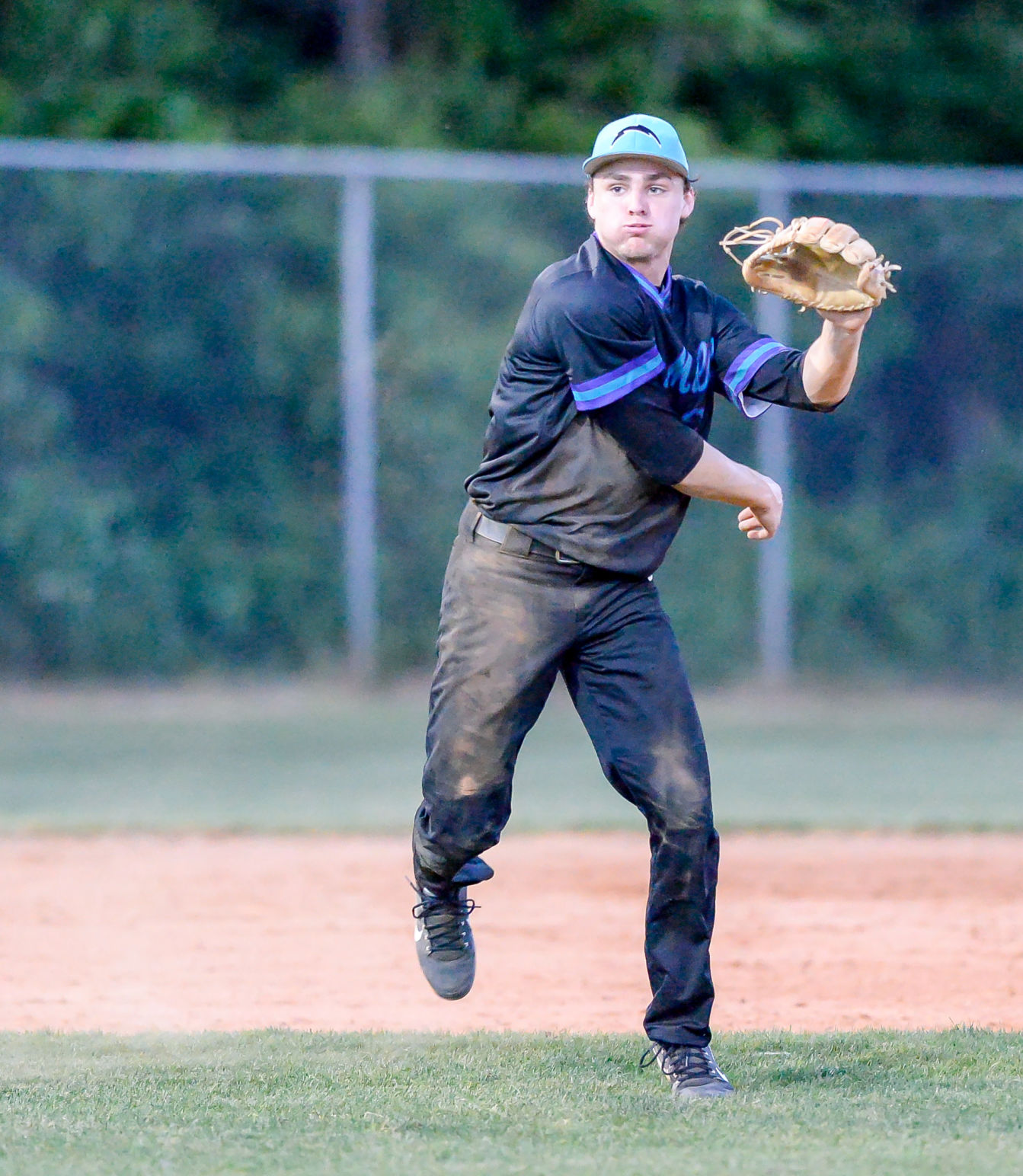 Friday night baseball action